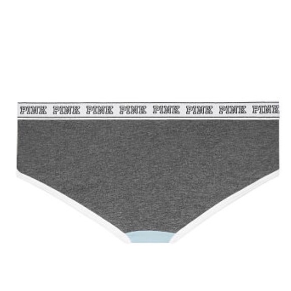 New Victoria’s Secret PINK Logo Hipster Panties - XSmall - Colorblock - Picture 2 of 3